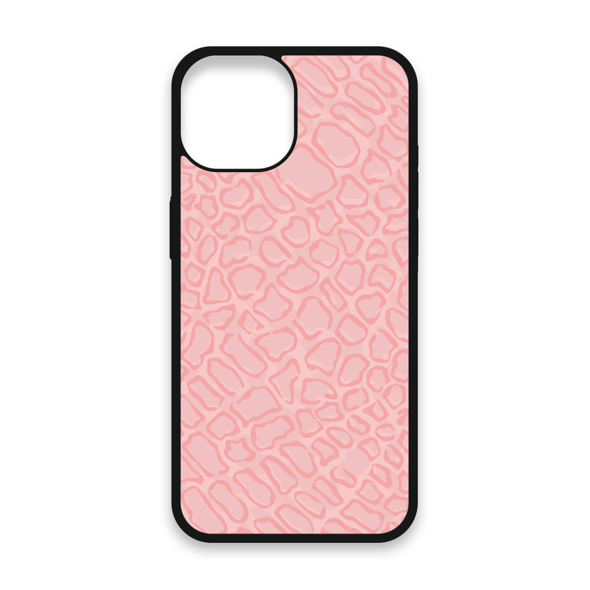 Shockproof TPU Cover for iPhone 15 Featuring Alien Print in Martian Pink Design from OUTERCASE - SLIMFEND Protective Comfort Grip