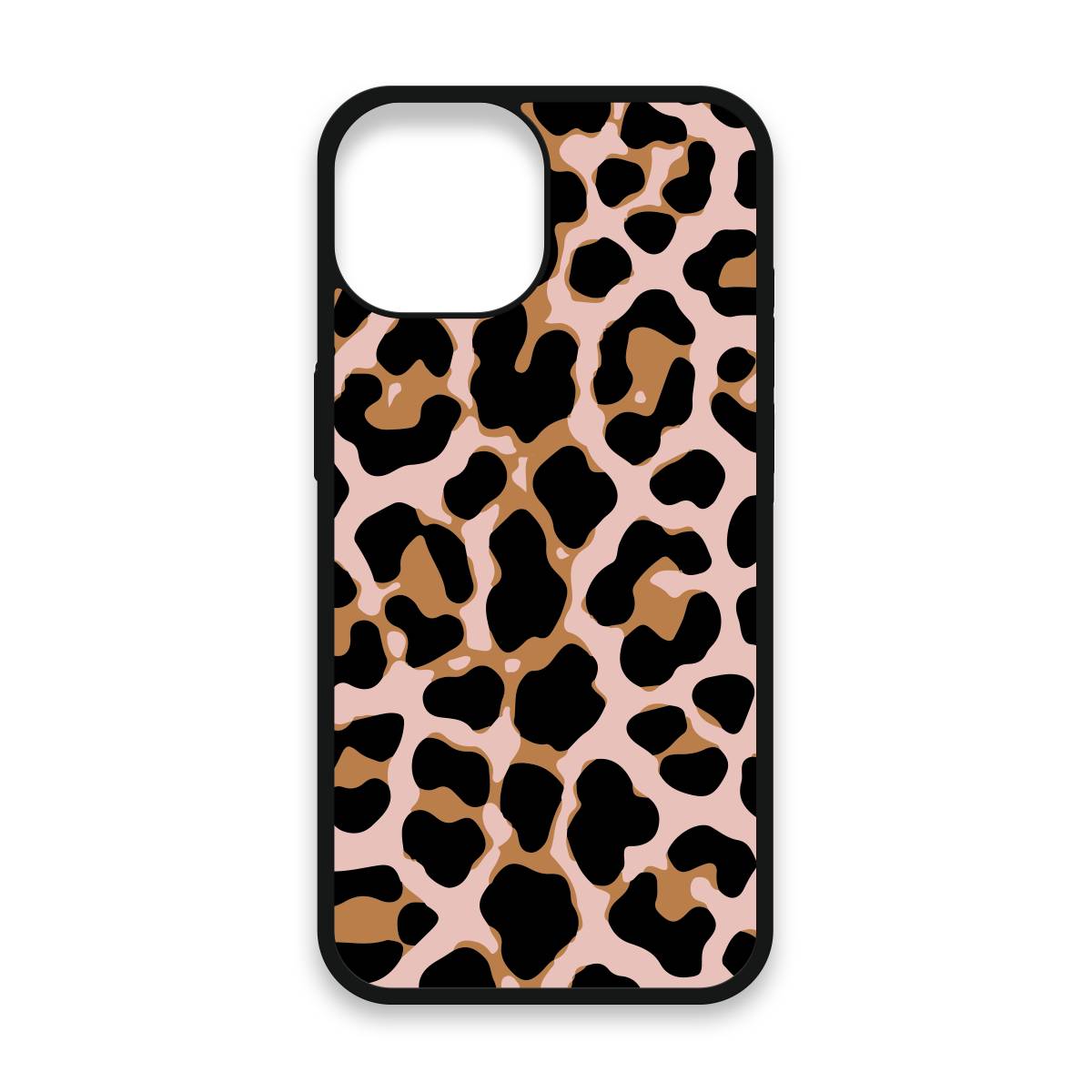 Shockproof TPU Cover for iPhone 15 Featuring Cheetah Print at Dusk Design from OUTERCASE - SLIMFEND Protective Comfort Grip