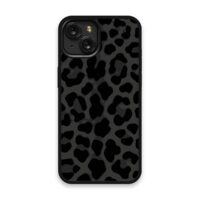Shockproof TPU Cover for iPhone 15 Featuring Cheetah Print in Panther Black Design from OUTERCASE - SLIMFEND Protective Comfort Grip 1 Shockproof TPU Cover for iPhone 15 Featuring Cheetah Print in Panther Black Design from OUTERCASE - SLIMFEND Protective Comfort Grip