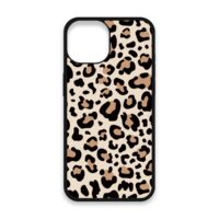 Shockproof TPU Cover for iPhone 15 Featuring Leopard Print in Natural Design from OUTERCASE - SLIMFEND Protective Comfort Grip