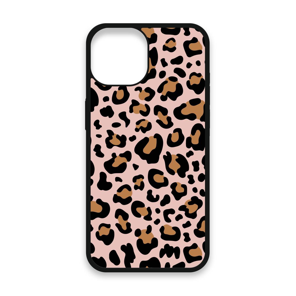 Shockproof TPU Cover for iPhone 15 Featuring Leopard Print in Dusk Design from OUTERCASE - SLIMFEND Protective Comfort Grip