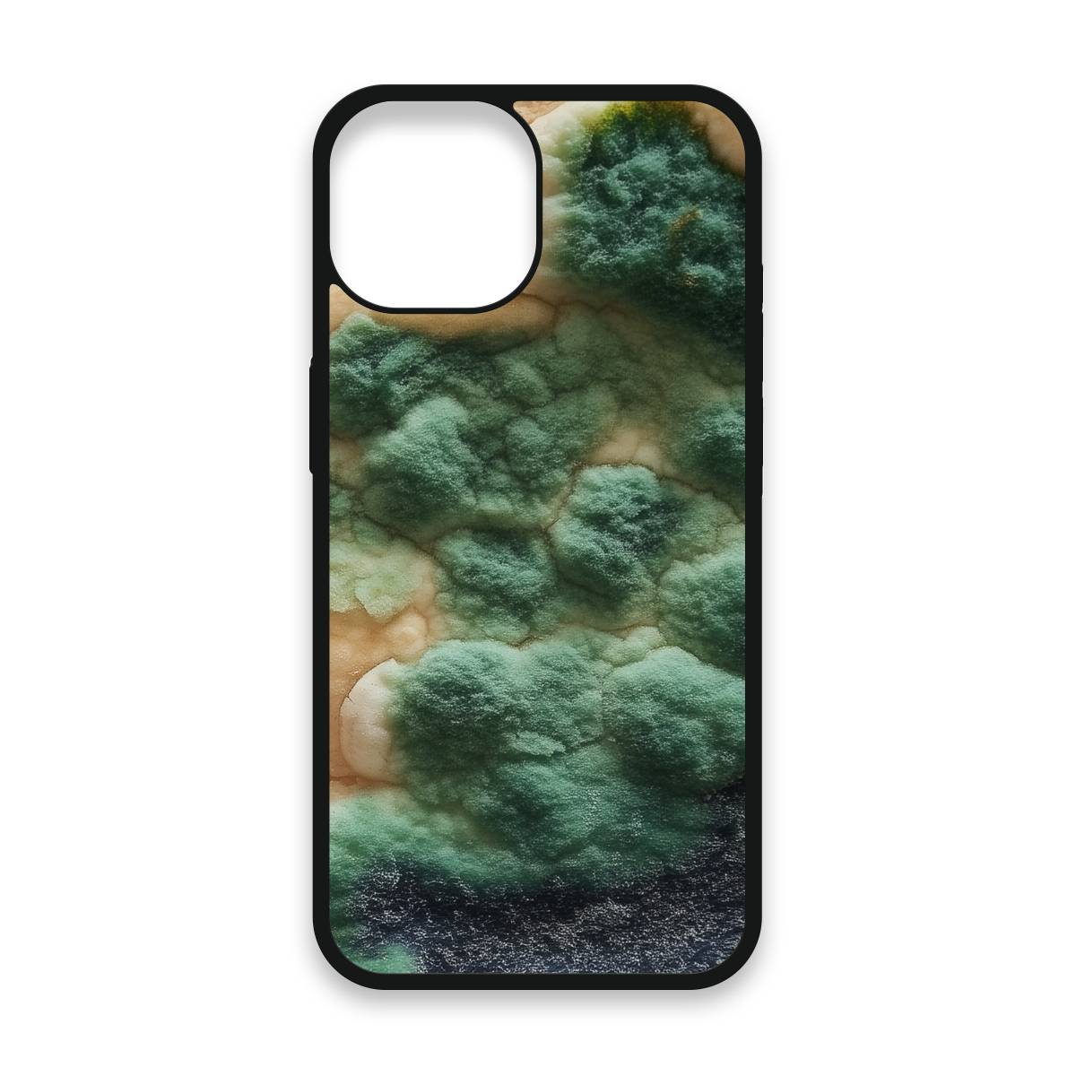 Shockproof TPU Cover for iPhone 15 Featuring Mouldy Toast Design from OUTERCASE - SLIMFEND Protective Comfort Grip