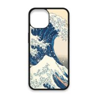 Shockproof TPU Cover for iPhone 15 Featuring The Great Wave Design from OUTERCASE - SLIMFEND Protective Comfort Grip 2 Shockproof TPU Cover for iPhone 15 Featuring The Great Wave Design from OUTERCASE - SLIMFEND Protective Comfort Grip